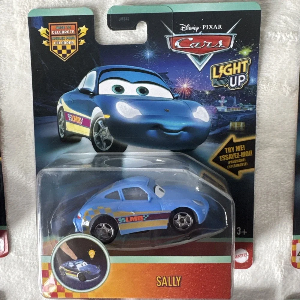 2026 Disney Pixar Cars Race To Celebrate Light Up Complete Set of 6